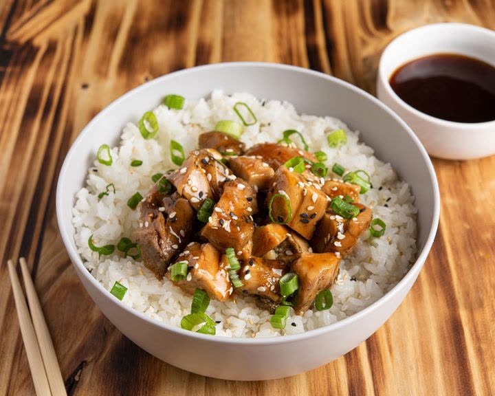 Bourbon Chicken bowl