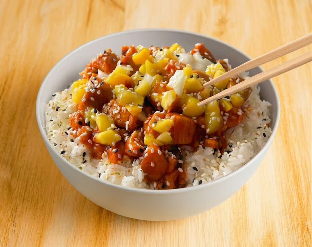 Honey Sriracha Chicken bowl