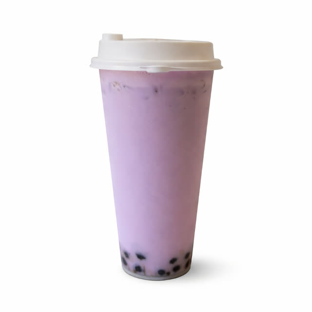 Maui Moon Taro Milk Tea boba at Kona Poké Apopka